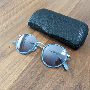 Garrett Leight Wilson Sun in Denim Blue